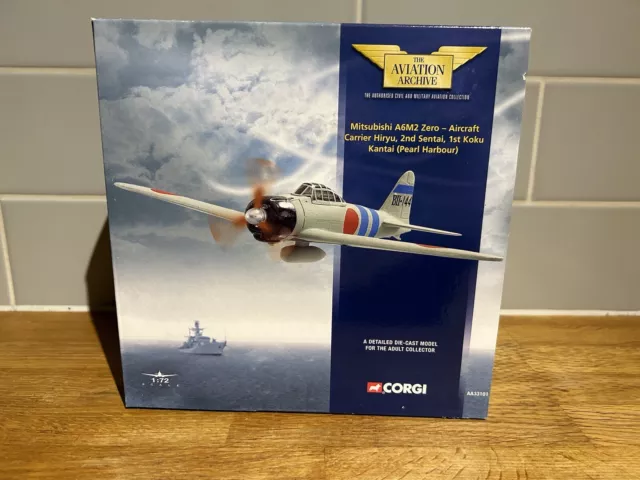 Corgi Aviation 1:72 Mitsubishi A6M2 Zero AA33101 Pearl Harbour 1941 Neu im Karton