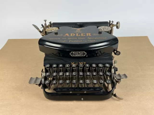 Adler 7 Schreibmaschine optisch sehr schön Sammler Typewriter