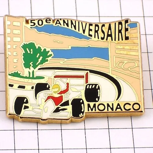 Limited Vintage Pin Badge Monaco Grand Prix Car Race Circuit France Highquality