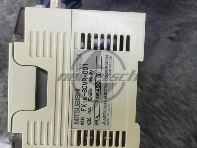 ONE Mitsubishi PLC FX1N-60MR-001 Tested Used