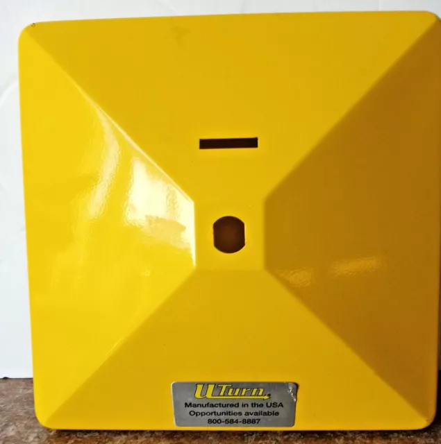 U-turn Candy Machine Lid Bulk Yellow Vending Top Cover Donation Slot Parts UTurn