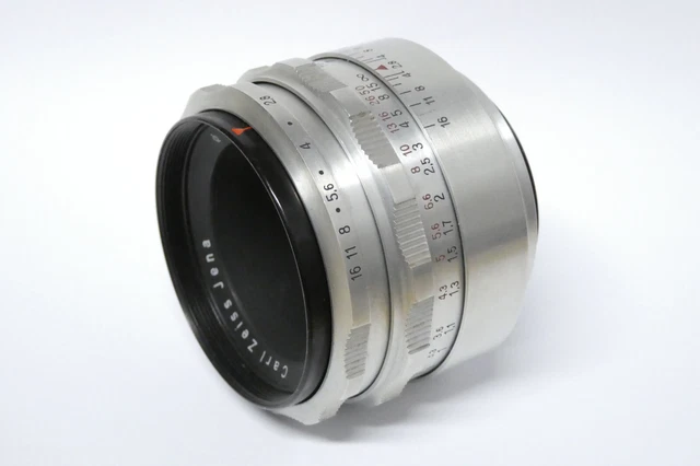 Carl Zeiss Jena Tessar 2,8 / 50 mm  Objektiv M42 chrom
