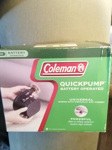 Coleman - 4D Quickpump - Battery Operated - Portable Air Mattress Pump