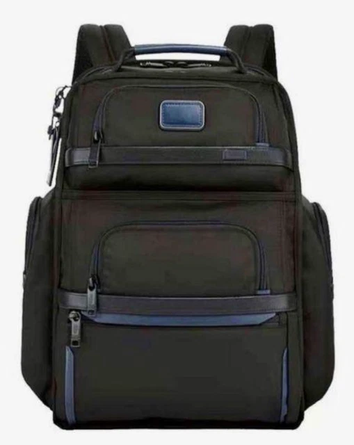 Tumi Alpha 3 Brief Pack Shoulder Bag Business Sports Nylon Black Blue Line New