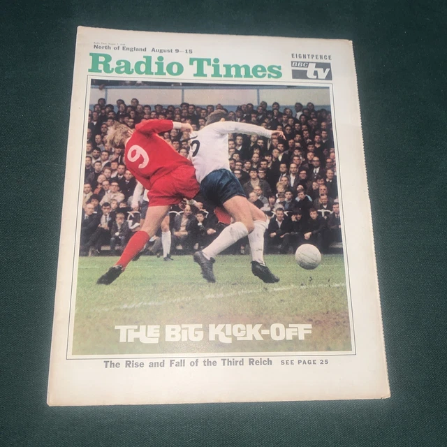 Vintage bbc tv radio times august 1969 the big kick off football season