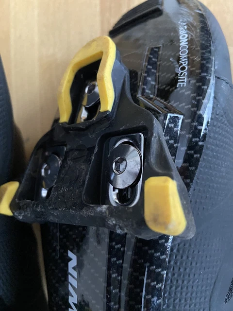 B TWIN Carbon Composite Clipless Cycling Shoes UK Size 8 3