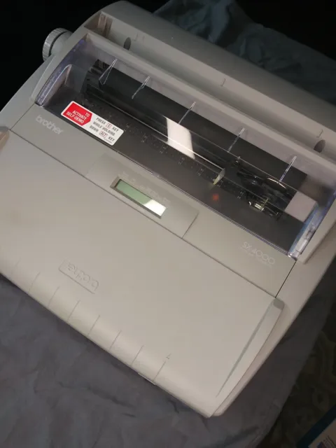 Brother SX-4000 Electronic Typewriter TESTED WORKING
