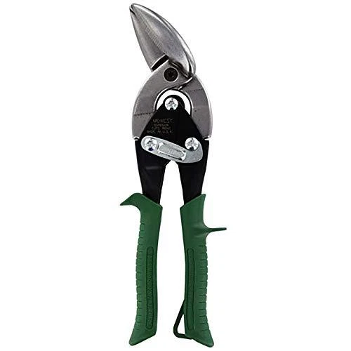 MIDWEST Aviation Snip - Tijeras de corte de acero inoxidable de corte derecho con...