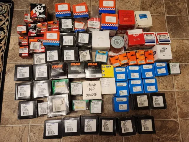 Assorted Motorcycle And ATV Oil Filter Lot
