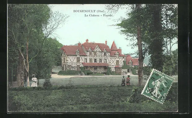 CPA Bougenoult, Le Chateau, Facade