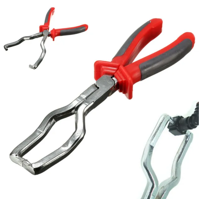 225mm Fuel Line Clip Petrol Pipe Hose Release Disconnect Removal Pliers Jaw Tool