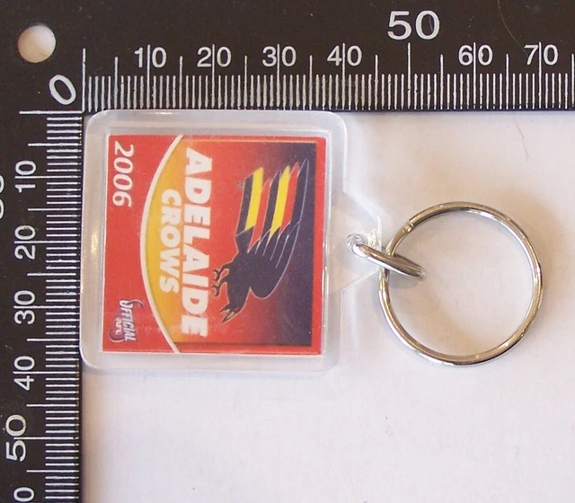OLD 2006 ADELAIDE Crows Member Afl Footy Fixture Acrylic Key Chain