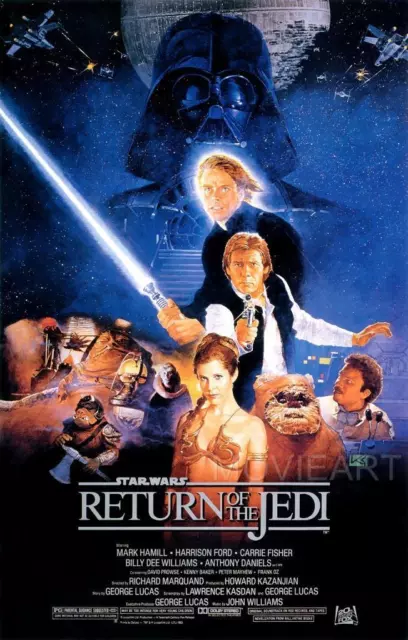 Star Wars Return Of The Jedi Movie Poster Film A4 A3 Art Print Cinema