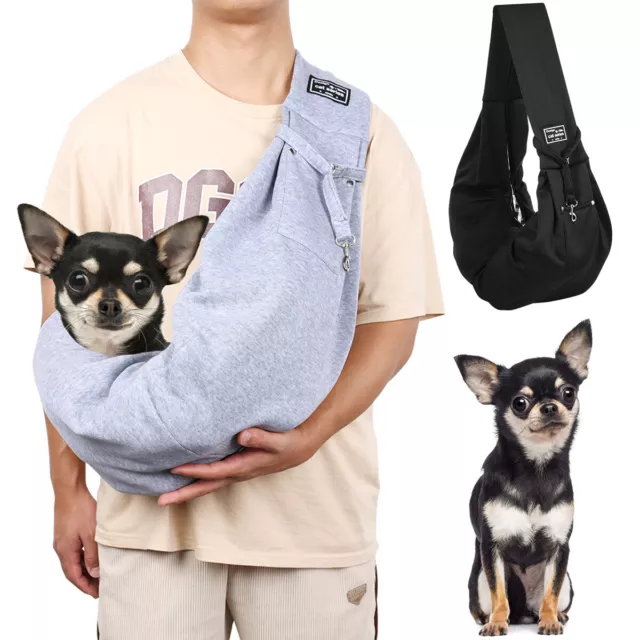 Dog Crossbody Bag Breathable Dog Sling Bag with Adjustable Shoulder Strap ajh