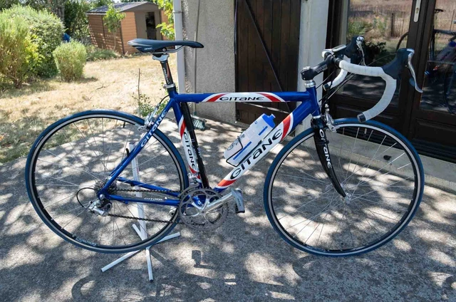 Vélo De Route Gitane Trophée 3938 - Vintage, Cadre Acier Bleu 55cm - Dura-Ace - Homme