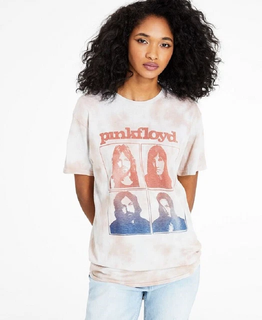 Junk Food Junior's Floyd Tie Dyed Graphic T-Shirt Brown Size X-Small