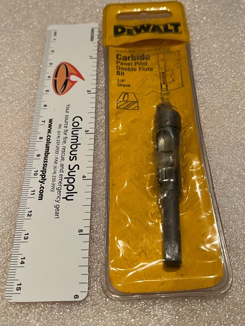 Dw6456 3/8" Carbide Panel Pilot Double Flute Bit Dewalt Router Bit, New
