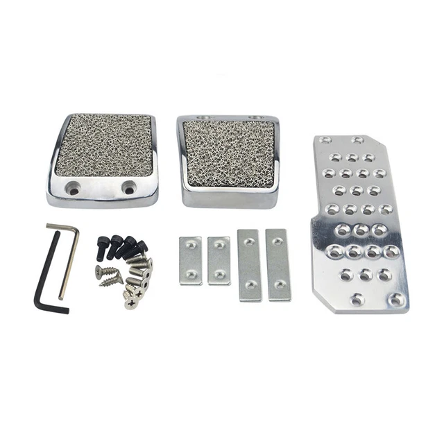 Universal CNC Car Foot Pedals Pad Clutch Brake Non-Slip Manual Foot Rest Covers