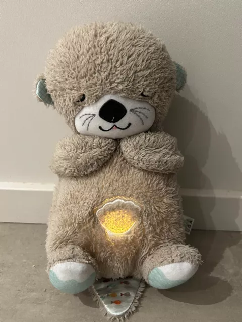 Doudou peluche Loutre musicale et lumineuse Câlins Bonne nuit FISHER PRICE