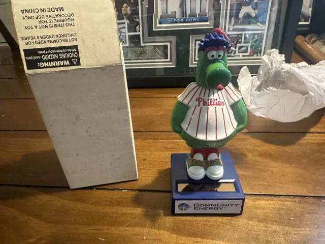 Phillie Phanatic Philadelphia Phillies Philly Solar Bobble Body Bobblehead SGA