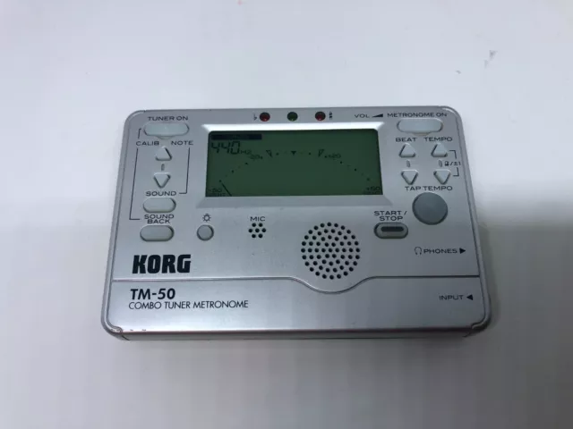 Korg TM-50 Combo Tuner Metronome Chromatic (great condition)