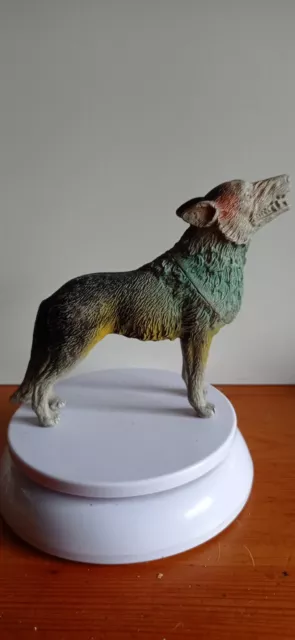 Figura En  Pvc     /   De  Un  Lobo    /    Sin    Marca   / Como Nuevo