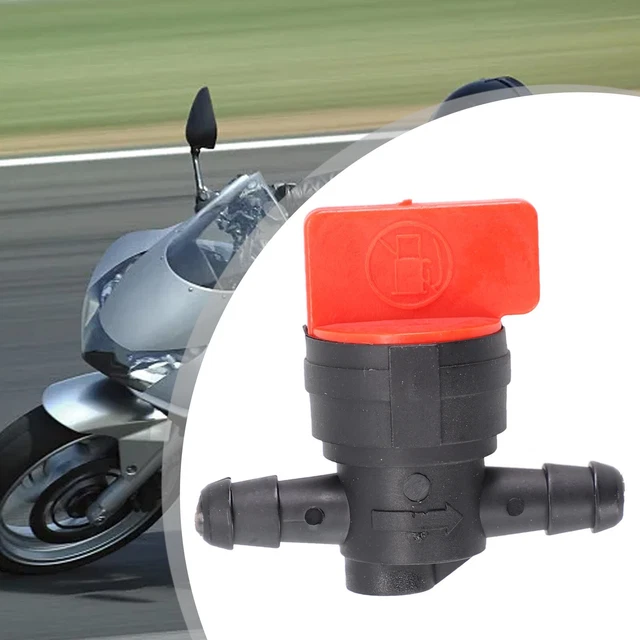 Robinet D'Essence Universel 8mm Pour Scooter Moto - Noir - Montage Facile