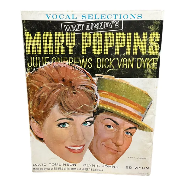 Walt Disneys Mary Poppins Julie Andrews Dick Van Dyke Vocal Selections