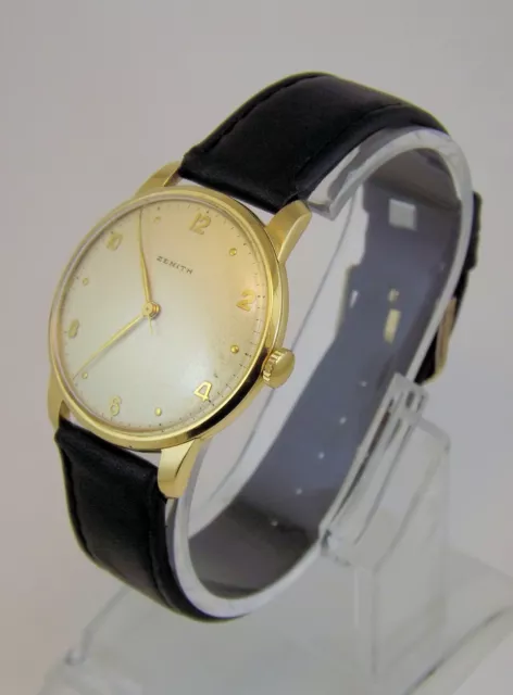 Zenith Cal 126-5 Orologio Epoca Anni '50 In Oro 18 Kt Gold Wrist Watch