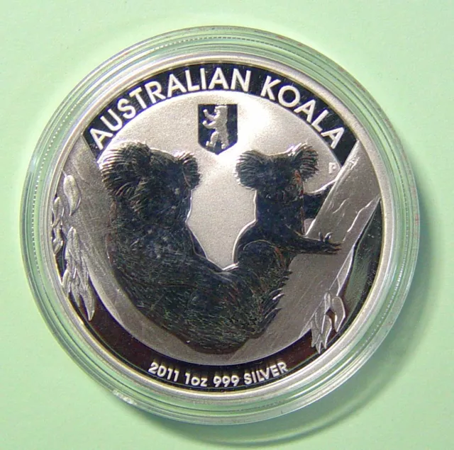 1$ Australie Koala 2011 Privy Mark " de Berlin Ours - 1 Pouces Ag En Le Orig.