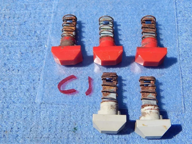 AMI C D40 D80 E80 E120 F80 F120 G80 G120 Selector Buttons - 5 each with springs