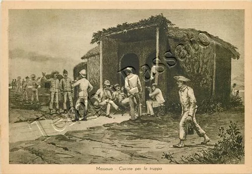 Colonie, Eritrea - Massaua, cucine per la truppa