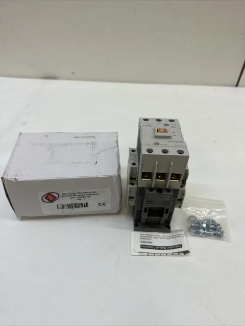 American Electrical CDC65-24 DIN Rail Mounted Contactor, 24VDC coil