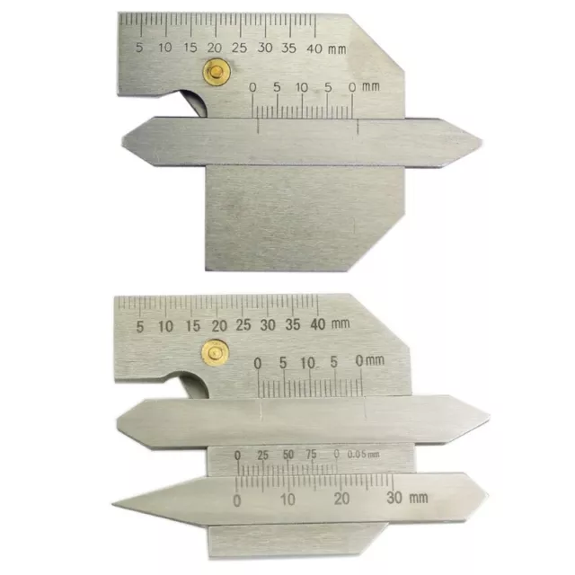 Stainless Inspection Ruler Weld Guage 0-75mm Weld Seam Gauge Weld Caliper