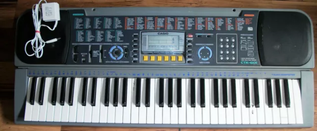 Casio ctk 601 midi top