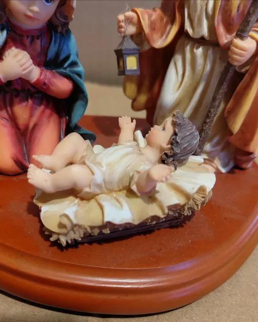 Weihnachtsdekoration Krippe SZENE Ornament Joseph Maria & Baby Jesus von CBC 2