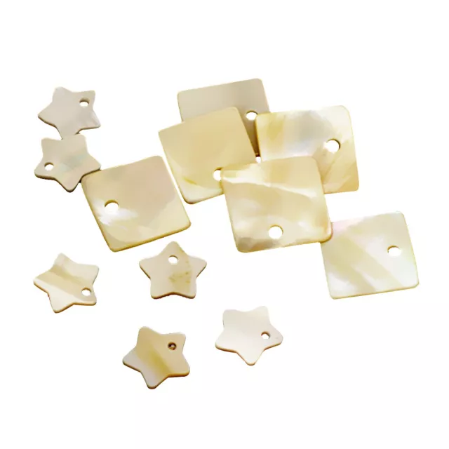 12x Mix Shell Charme Perlen Schmuck Erkenntnisse passen Perle Kristall Jade