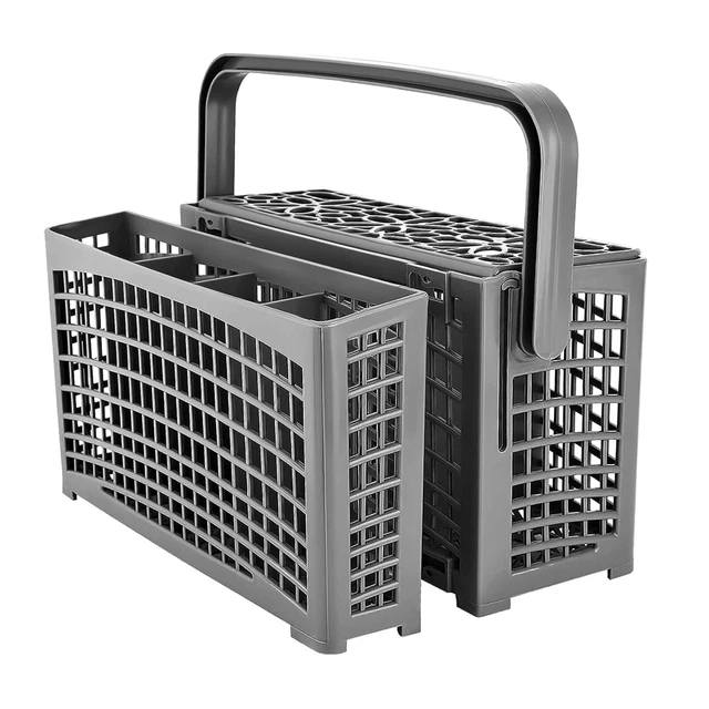 Dishwasher Silverware Basket, 2-in-1 Universal Dishwasher Utensil