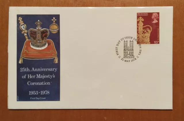 25th Anniversary of Her Majesty's Coronation (1953-1978) Cover. 1978