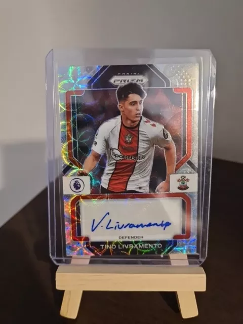 Tino Livramento Auto Southampton Panini Prizm