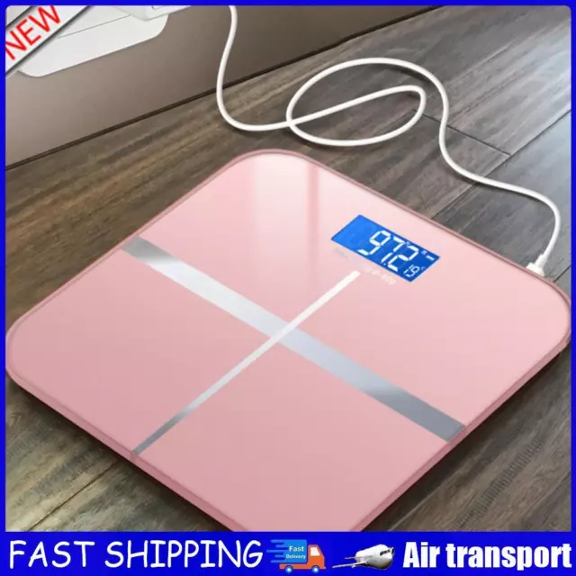 Intelligent Weight Scale Human Scale Temperature Measurement (Pink Battery) AU