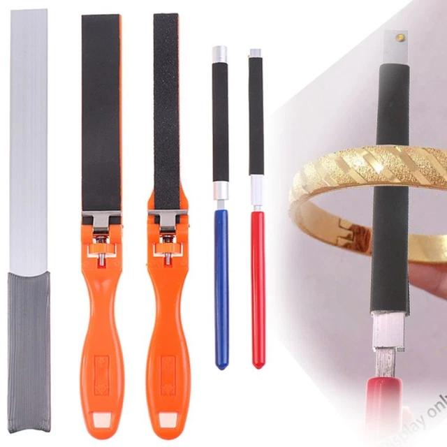 Tige à clip en papier de sable Accessoires de ponçage Bâton de meulage manuel