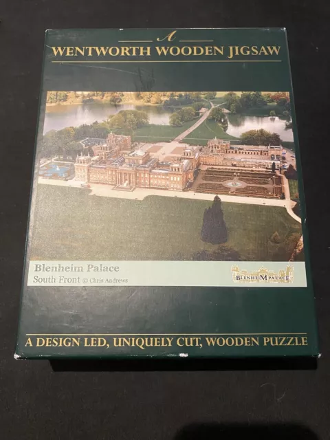 Boxed Complete Wentworth "Blenheim Palace" 250 Piece Wooden Jigsaw Puzzle