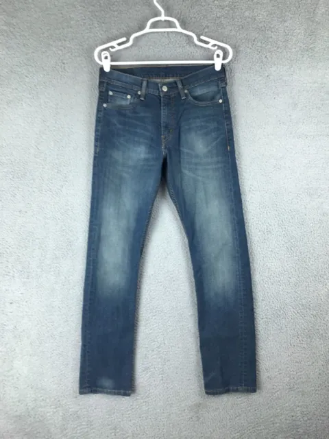 LEVIS 513 MENS Mid Rise Slim Straight Blue Jeans Size 30x32 $24.86 ...