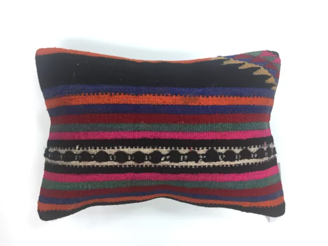 Vintage Wool Turkish Moroccan Colourful Kilim Cushion Covers 60x40cm