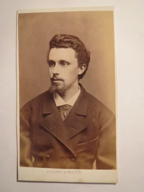 Wien - Mann mit Bart - Portrait um 1880 / CDV