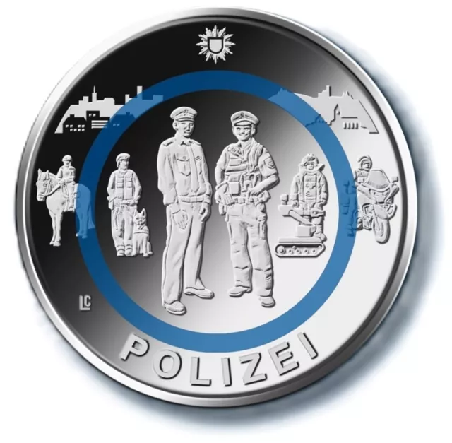 10 Euro "Polizei" 2024 Serie "Im Dienst der Gesellschaft" sofort lieferbar