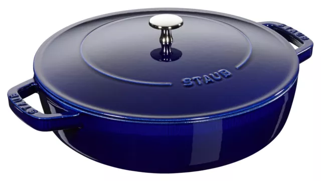 Staub Kochgeschirr Multifunktionsbräter mit Chistera Drop Structure Bräter