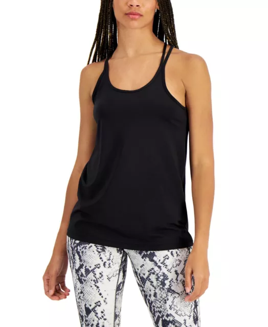 ALLBRAND365 DESIGNER IDEOLOGY Womens Solid Strappy Tank Top,Noir,XX-Large  £20.70 - PicClick UK