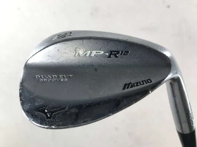 Mizuno MP-R 12 White Satin Chrome 56* 10 Bounce TT DG Spinner Wedge Steel RH